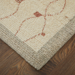 Kasbah Transitional Diamond - Tan/Gray/Red