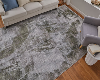 The Rug Corner Feizy Cadiz Modern Ikat - Gray/Green/Silver  