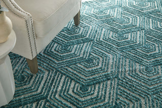 The Rug Corner Feizy Colton Modern Geometric - Blue  