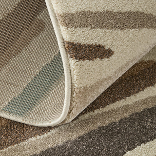 Eden Modern Abstract - Ivory/Brown/Blue