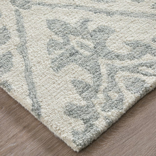 Belfort Traditional Floral & Botanical - Ivory/Gray