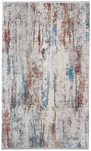 The Rug Corner Feizy Cadiz Modern Abstract - Gray/Red/Blue  Cadiz Modern Abstract - Gray/Red/Blue