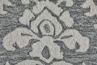 The Rug Corner Feizy Belfort Traditional Floral & Botanical - Gray/Ivory/Black  Belfort Traditional Floral & Botanical - Gray/Ivory/Black