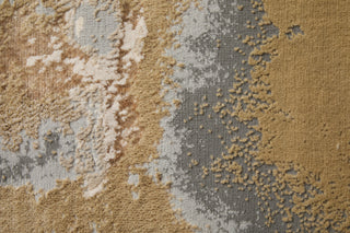 The Rug Corner Feizy Aura Modern Watercolor - Gray/Ivory/Gold  