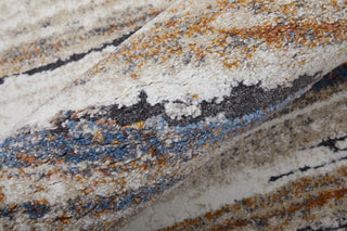 Gilmore Modern Stripes - Ivory/Orange/Gray