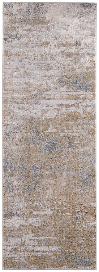 Aura Modern Abstract - Ivory/Gold/Gray