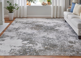 The Rug Corner Feizy Waldor Modern Abstract - Gray/Silver/Taupe  Waldor Modern Abstract - Gray/Silver/Taupe