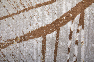 The Rug Corner Feizy Waldor Modern Abstract - Taupe/Brown/Silver  