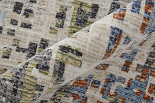 The Rug Corner Feizy Sonora Modern Abstract - Ivory/Green/Blue  