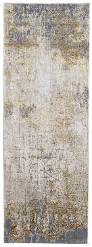 Aura Modern Abstract - Ivory/Brown/Gray