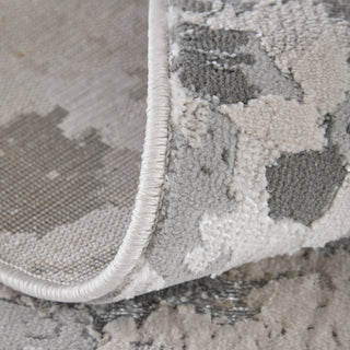 The Rug Corner Feizy Micah Modern Abstract - Silver/Gray/White  Micah Modern Abstract - Silver/Gray/White