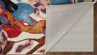 Dafney Transitional Floral & Botanical - Red/Blue/Purple