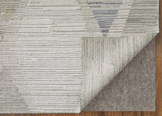 The Rug Corner Feizy Elias Modern Diamond - Ivory/Blue/Brown  Elias Modern Diamond - Ivory/Blue/Brown