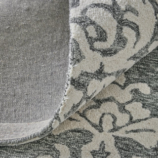 The Rug Corner Feizy Belfort Traditional Floral & Botanical - Gray/Ivory/Black  Belfort Traditional Floral & Botanical - Gray/Ivory/Black