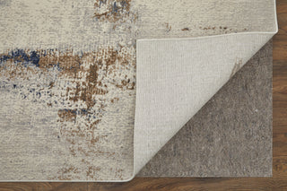 Clio Modern Abstract - Ivory/Blue/Brown