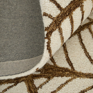 Wallace Modern Ikat - White/Brown