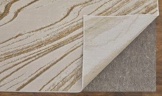 Aura Modern Abstract - Ivory/Taupe/Gold