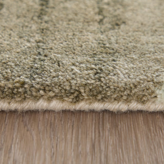 Kendall Modern Abstract - Green/Brown/Ivory
