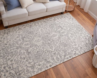 Belfort Transitional Medallion - White/Gray