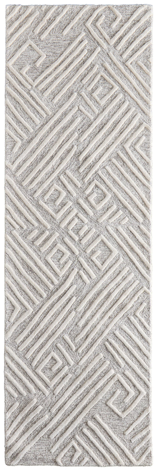 Enzo Transitional Geometric - Tan/Ivory