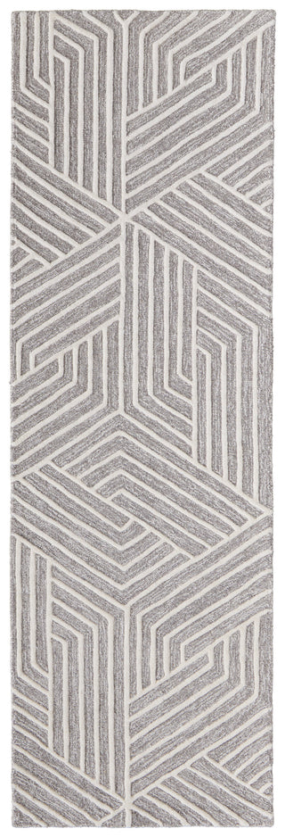 The Rug Corner Feizy Lytton Modern Geometric - Gray/Ivory  Lytton Modern Geometric - Gray/Ivory