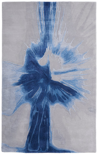 Kawai Modern Abstract - Blue/Gray