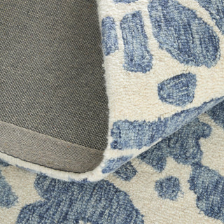 The Rug Corner Feizy Wallace Modern Abstract - Blue/Ivory  