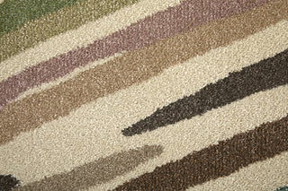 Eden Modern Abstract - Ivory/Brown/Blue