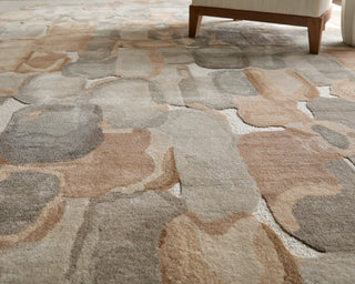 The Rug Corner Feizy Kendall Modern Abstract - Tan/Gray/Ivory  