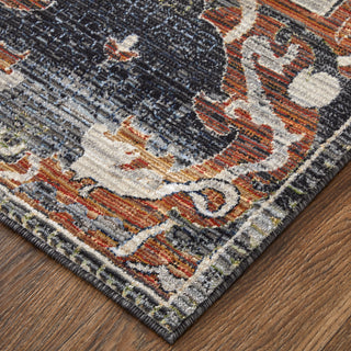 The Rug Corner Feizy Melrose Transitional Ikat - Ivory/Red/Gray  