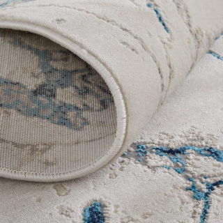 The Rug Corner Feizy Indio Modern Abstract - Ivory/Blue/Black  Indio Modern Abstract - Ivory/Blue/Black