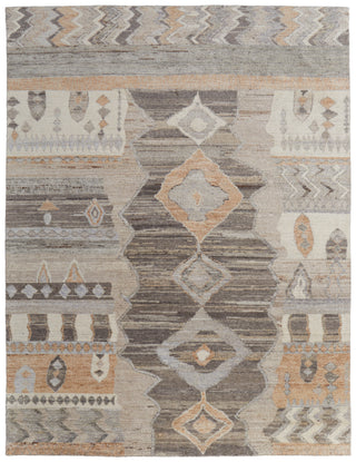 The Rug Corner Feizy Kasbah Transitional Moroccan - Ivory/Gray/Orange  
