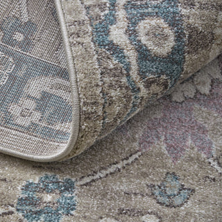 The Rug Corner Feizy Dartmouth Transitional Floral & Botanical - Gray/Blue/Taupe  