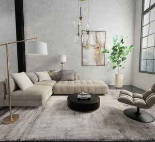 The Rug Corner Feizy Skyview Modern Abstract - Gray/Ivory/Taupe  