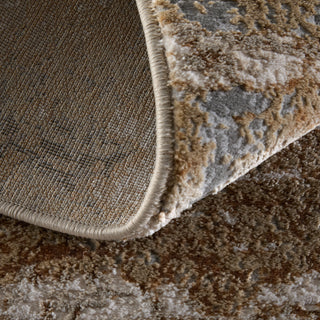 Aura Modern Abstract - Ivory/Gold/Gray