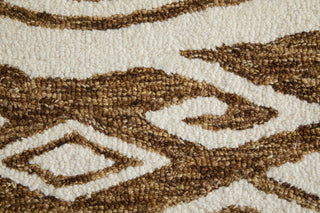The Rug Corner Feizy Wallace Transitional Medallion - Brown/White  Wallace Transitional Medallion - Brown/White