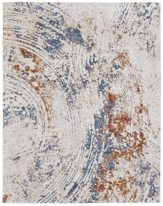 The Rug Corner Feizy Gilmore Modern Abstract - Ivory/Blue/Orange  