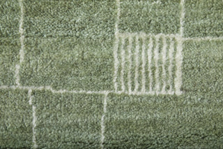 Agape Modern Abstract - Green/Ivory
