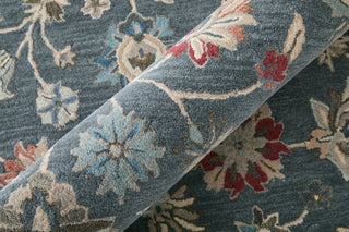 The Rug Corner Feizy Rylan Transitional Oriental - Gray/Ivory/Red  Rylan Transitional Oriental - Gray/Ivory/Red