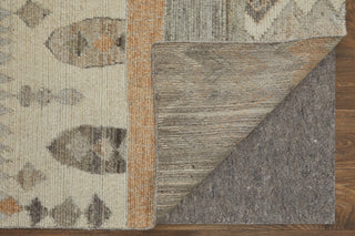 The Rug Corner Feizy Kasbah Transitional Moroccan - Ivory/Gray/Orange  