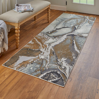 Clio Modern Abstract - Gray/Brown