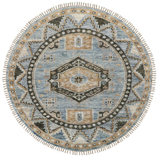 The Rug Corner Feizy Fillmore Traditional Medallion - Blue/Green  Fillmore Traditional Medallion - Blue/Green