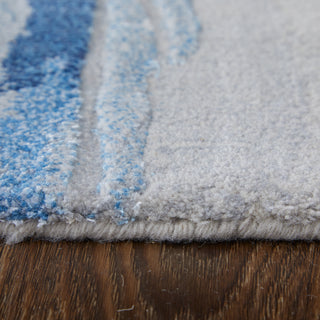 Kawai Modern Abstract - Blue/Gray