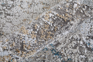 The Rug Corner Feizy Cadiz Modern Abstract - Ivory/Blue/Gold  
