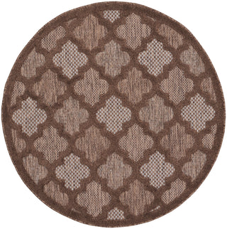 The Rug Corner Nourison Home Easy Care NES01 BROWN Area Rugs  