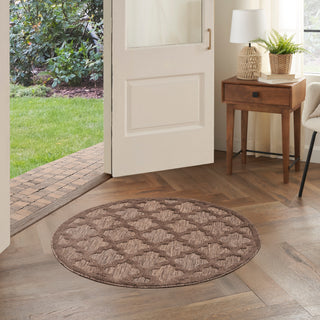 The Rug Corner Nourison Home Easy Care NES01 BROWN Area Rugs  