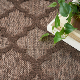 The Rug Corner Nourison Home Easy Care NES01 BROWN Area Rugs  