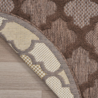 The Rug Corner Nourison Home Easy Care NES01 BROWN Area Rugs  