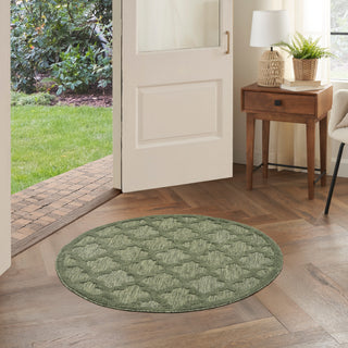 The Rug Corner Nourison Home Easy Care NES01 GREEN Area Rugs  