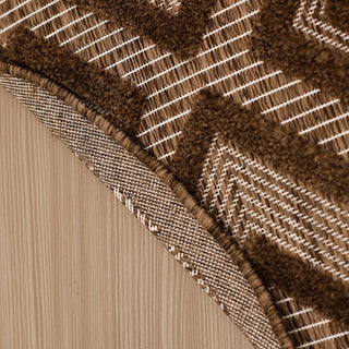 The Rug Corner Nourison Home Versatile NRV01 BROWN Area Rugs  